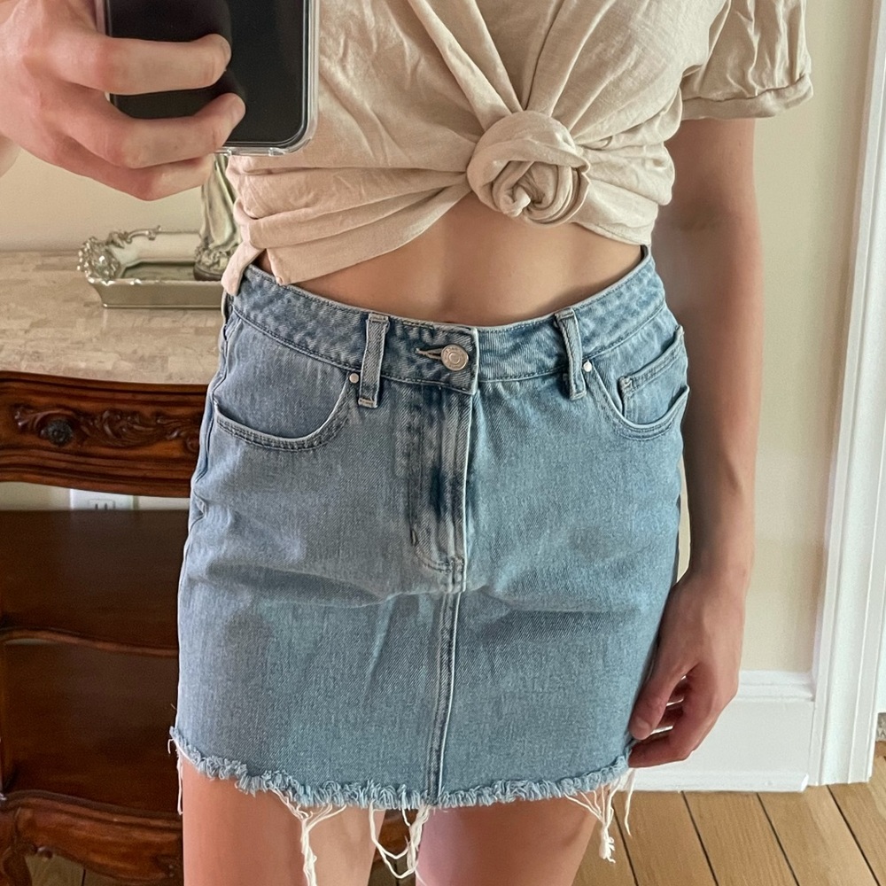 Denim skirt
